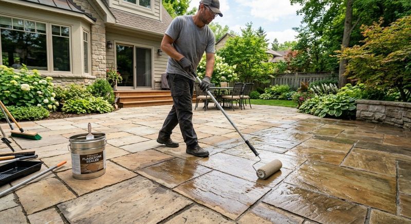 Courtyard Sealing in Puyallup, WA